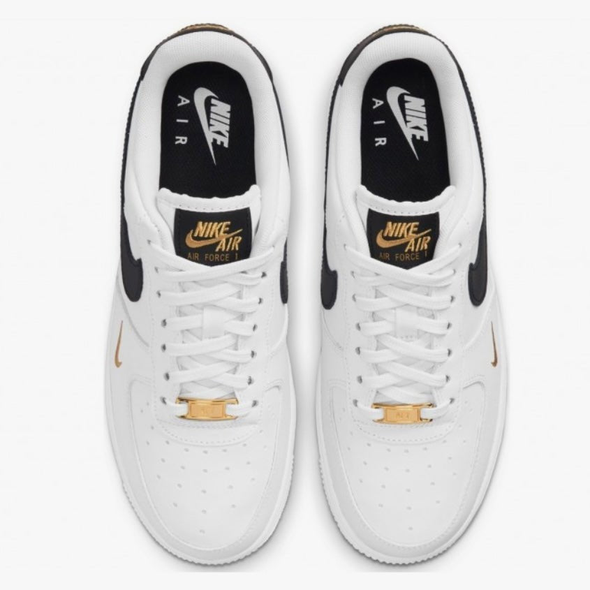 Nike Air Force 1 Low ‘07 “Essential White Black Gold”